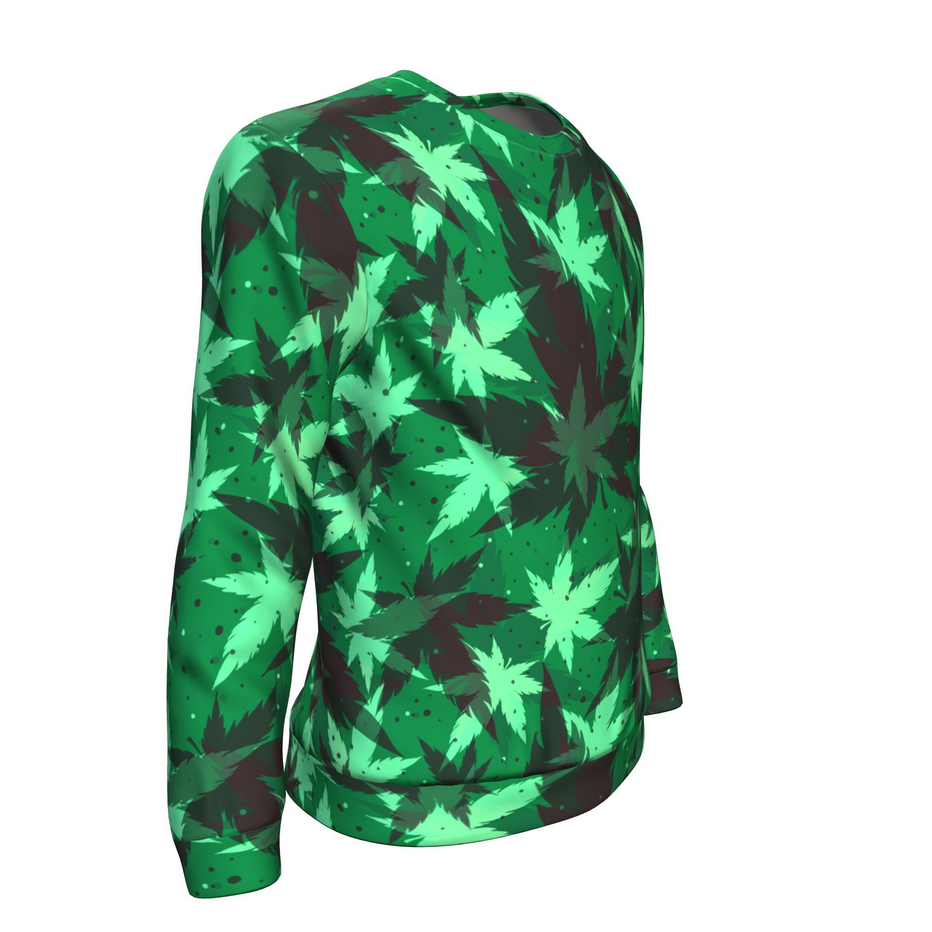 Kush Camo Unisex Sweater - American Weedster