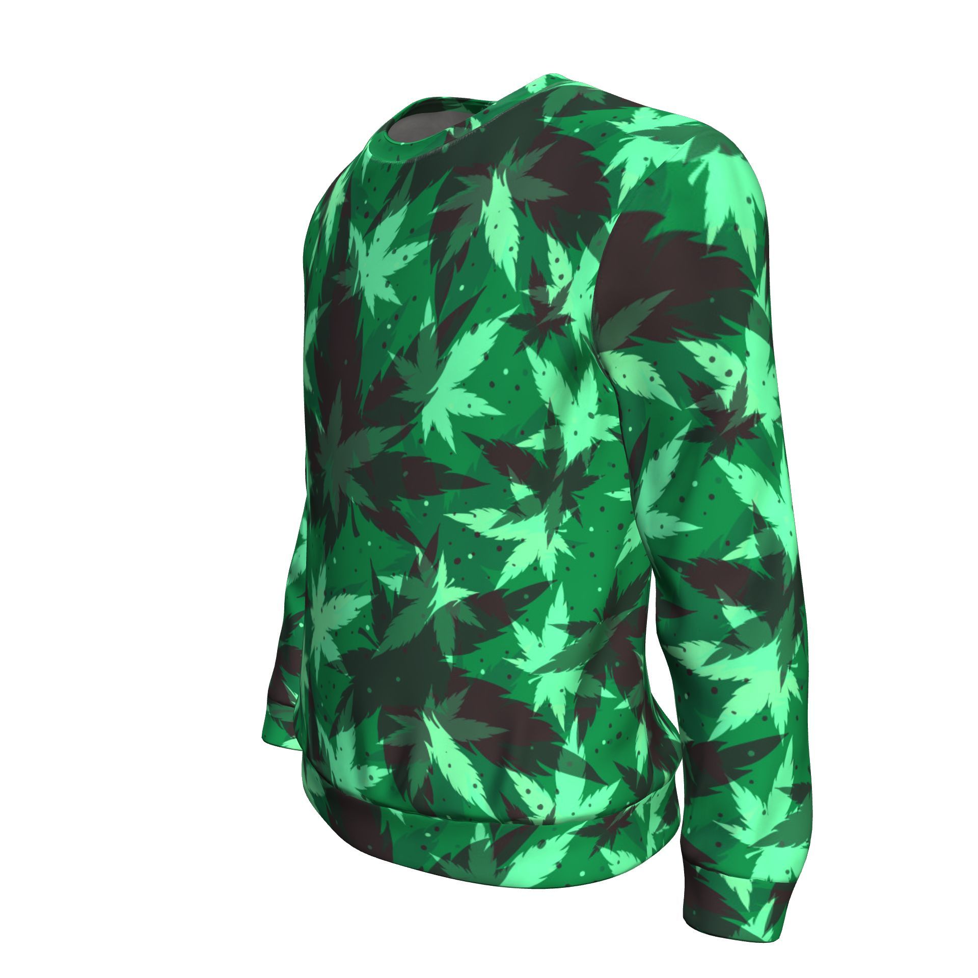 Kush Camo Unisex Sweater - American Weedster