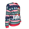 Lifted Male Ugly Christmas Sweatshirt - American Weedster