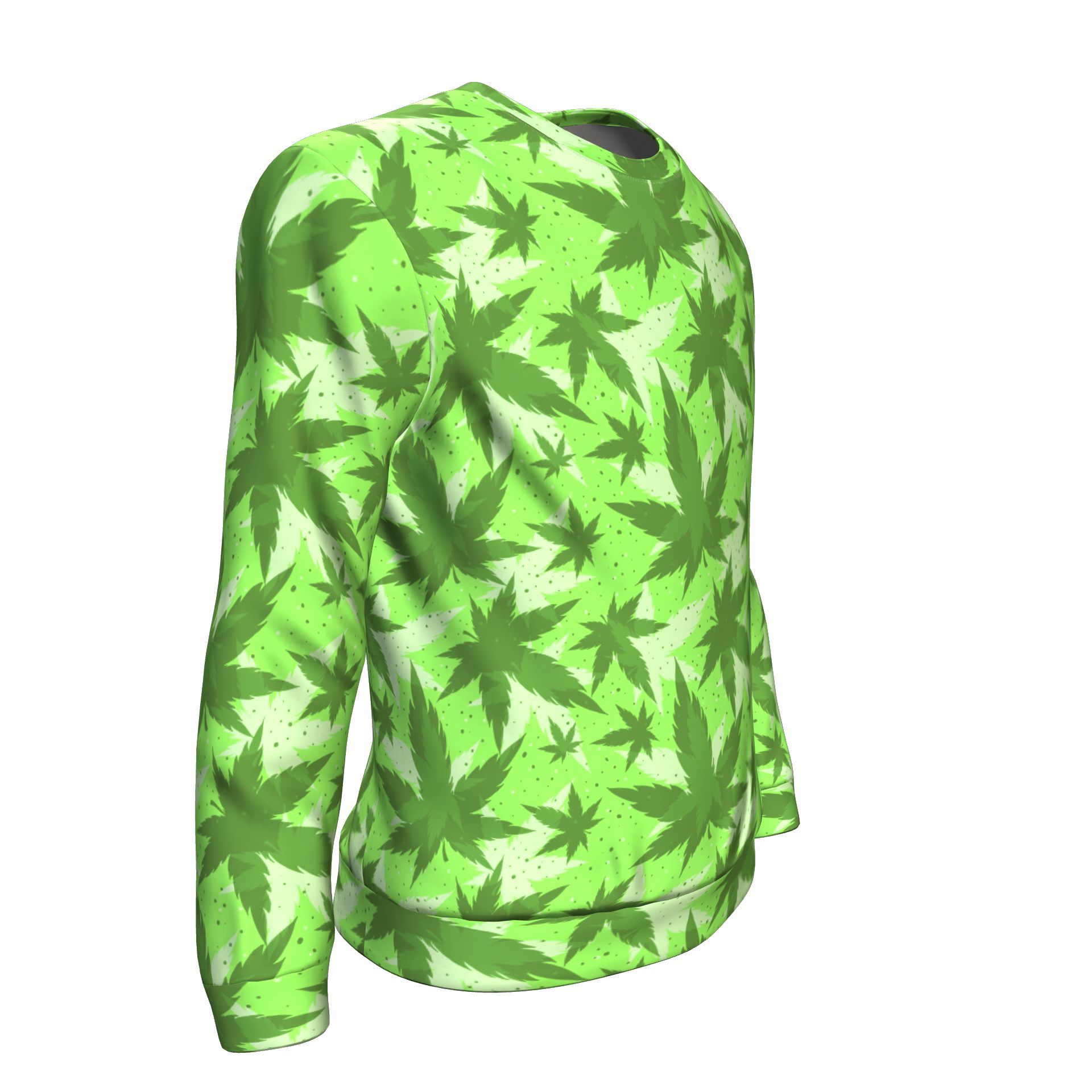 LimeGreen Unisex Sweatshirt - American Weedster