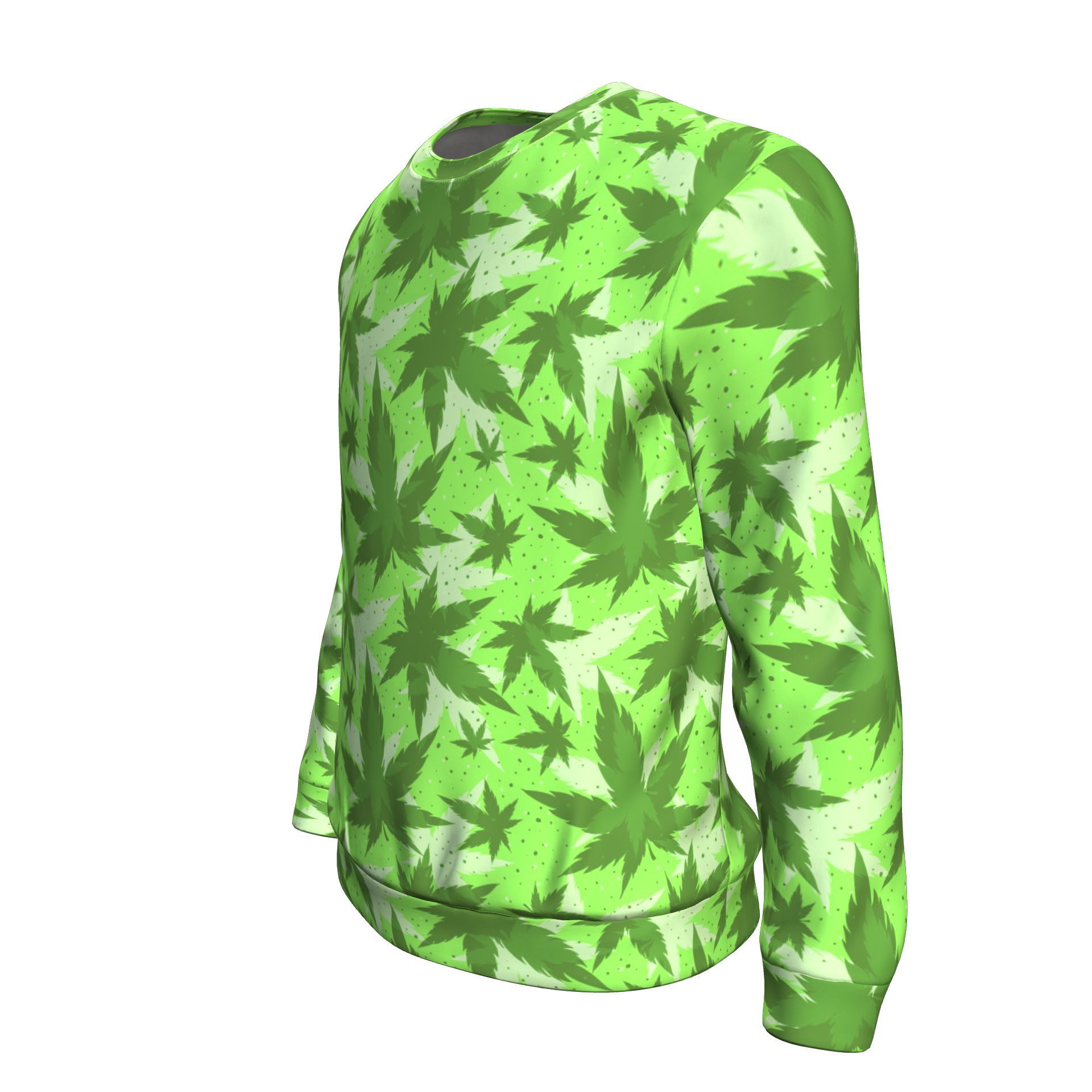 LimeGreen Unisex Sweatshirt - American Weedster