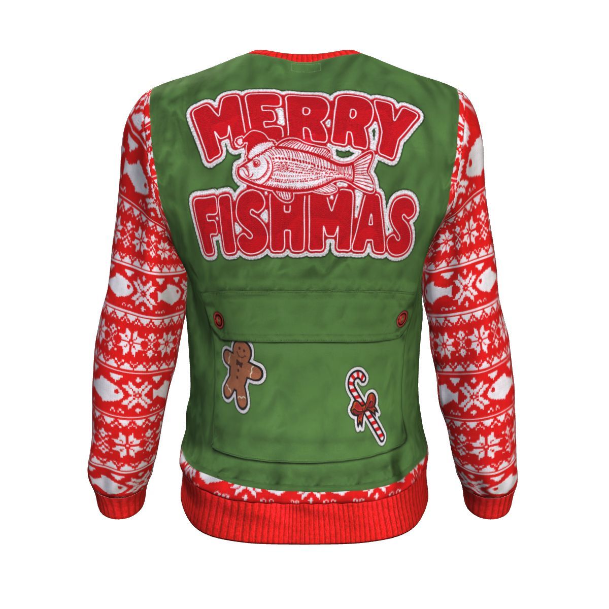 Merry Fishmas Unisex Sweatshirt - American Weedster