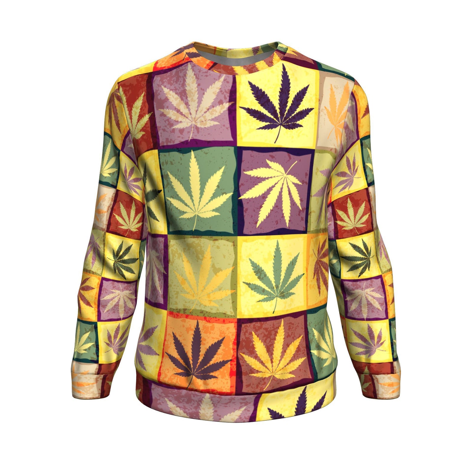 MultiColor Square Sweater - American Weedster