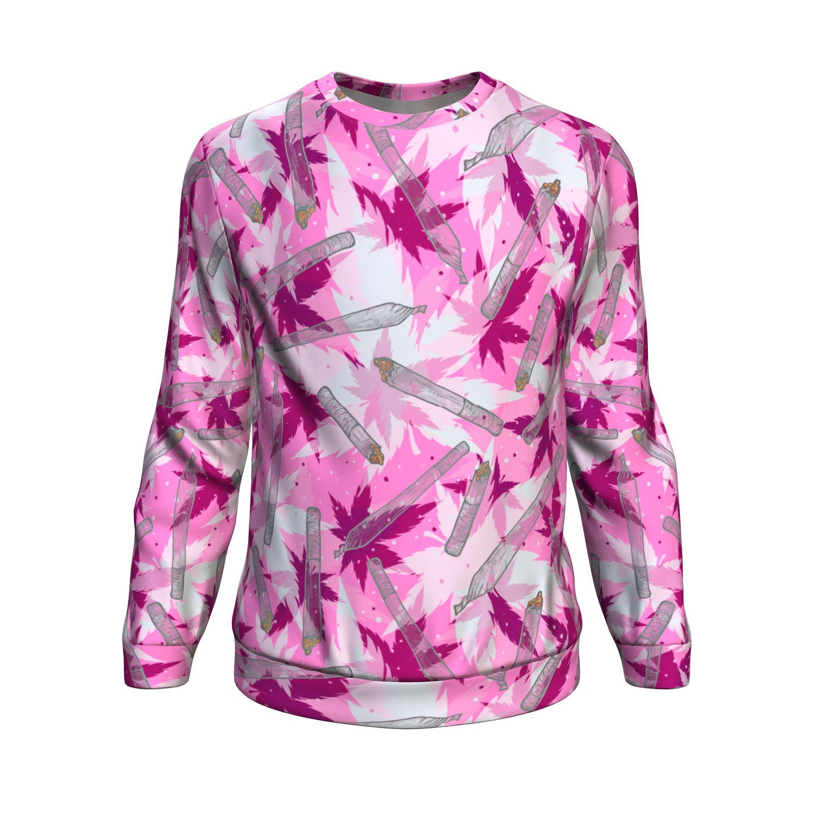 Pink Camo Unisex Sweater - American Weedster
