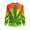 Pizza &amp; Leaf Unisex Sweater - American Weedster