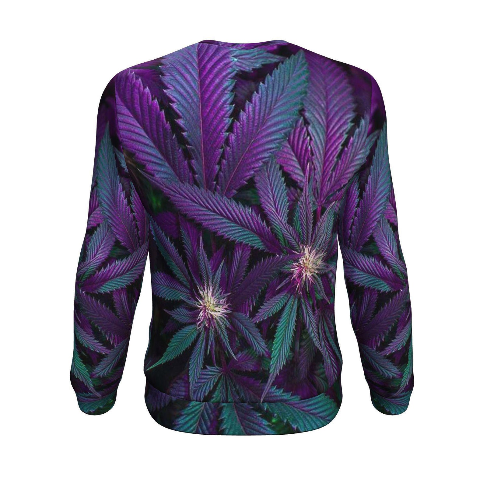 Purple & Green Nug Unisex Sweater - American Weedster