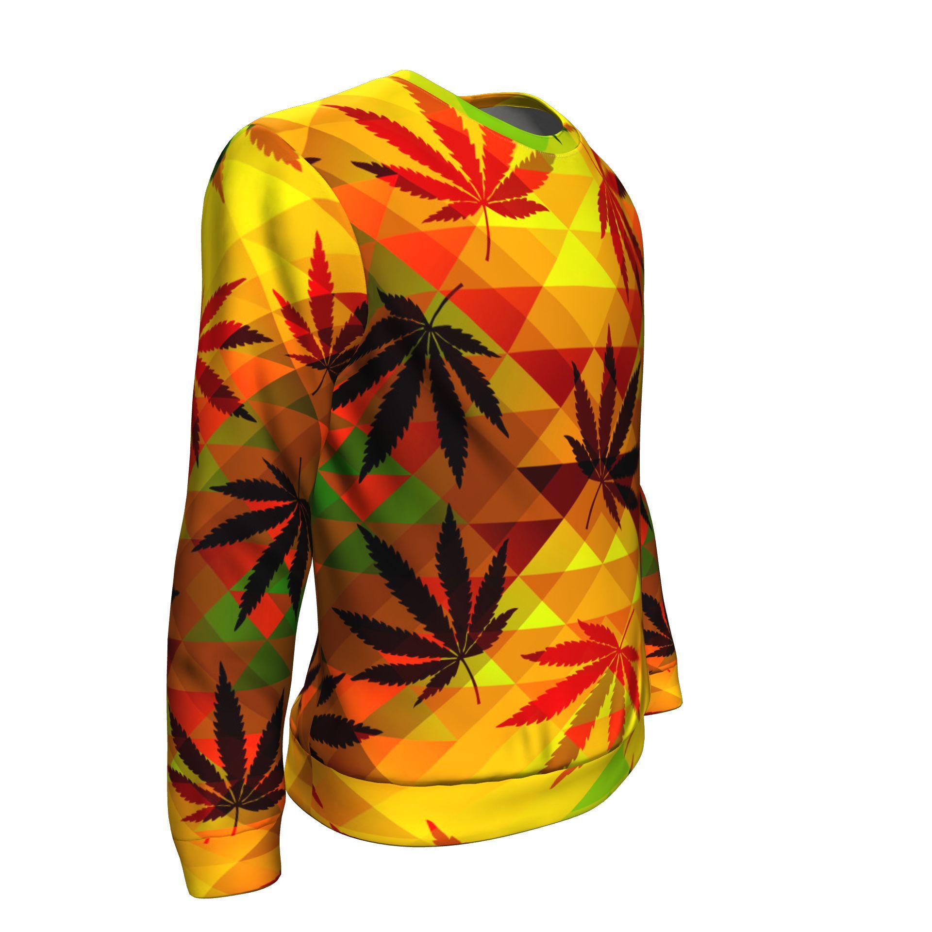 Pyramid Unisex Sweater - American Weedster