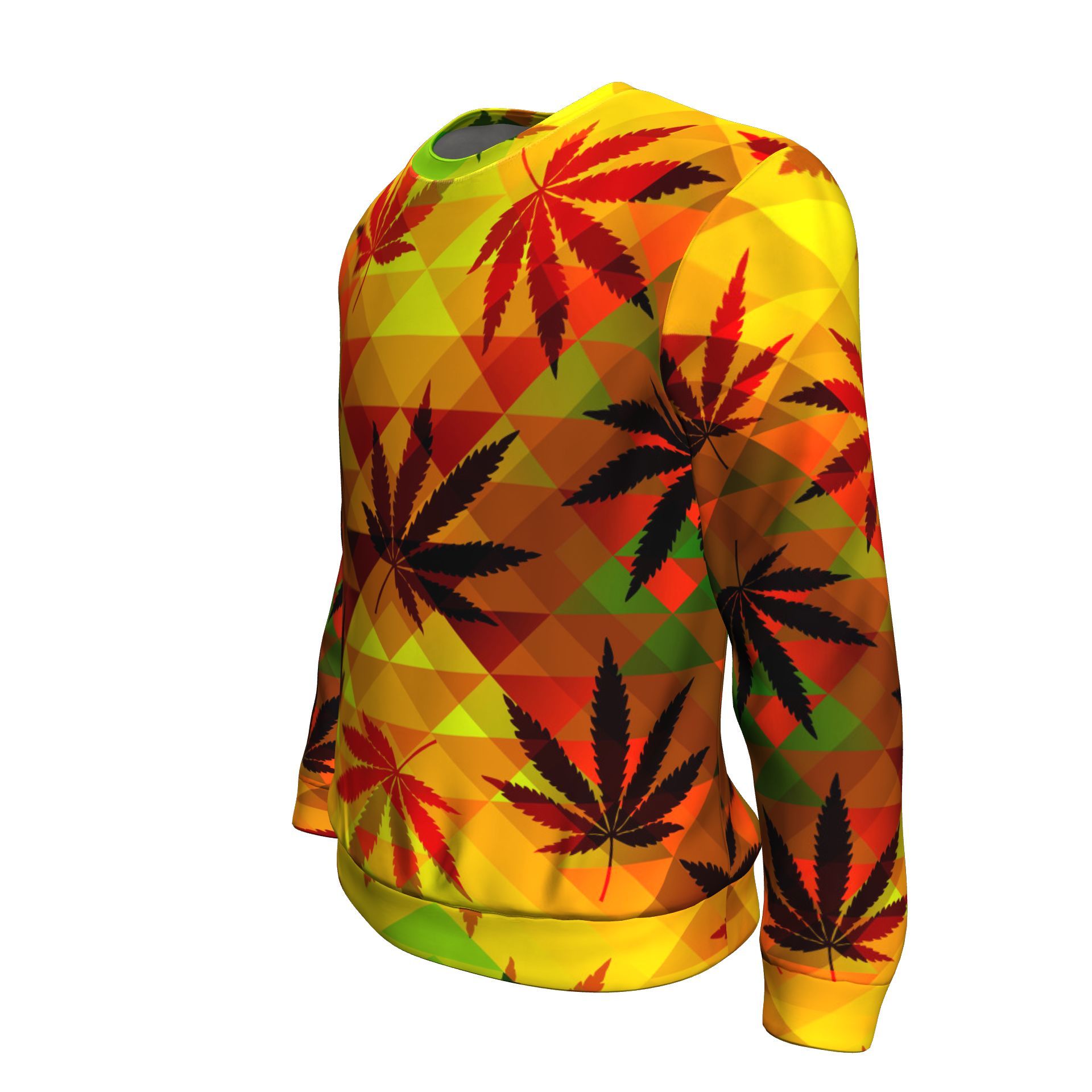 Pyramid Unisex Sweater - American Weedster