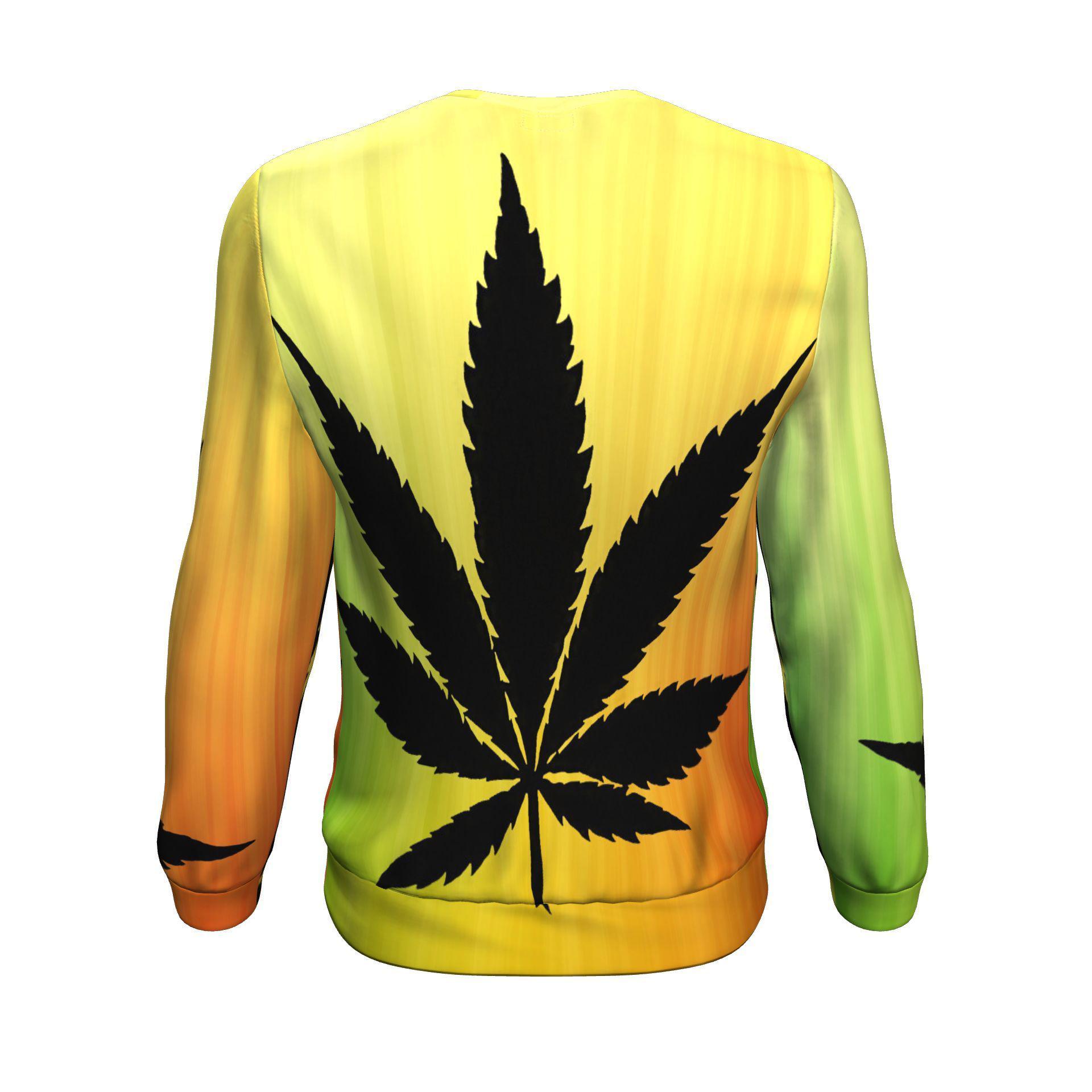 Rasta Unisex Sweater - American Weedster