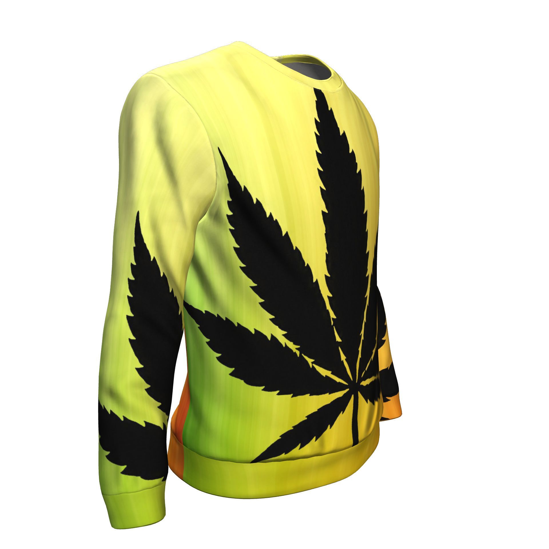 Rasta Unisex Sweater - American Weedster