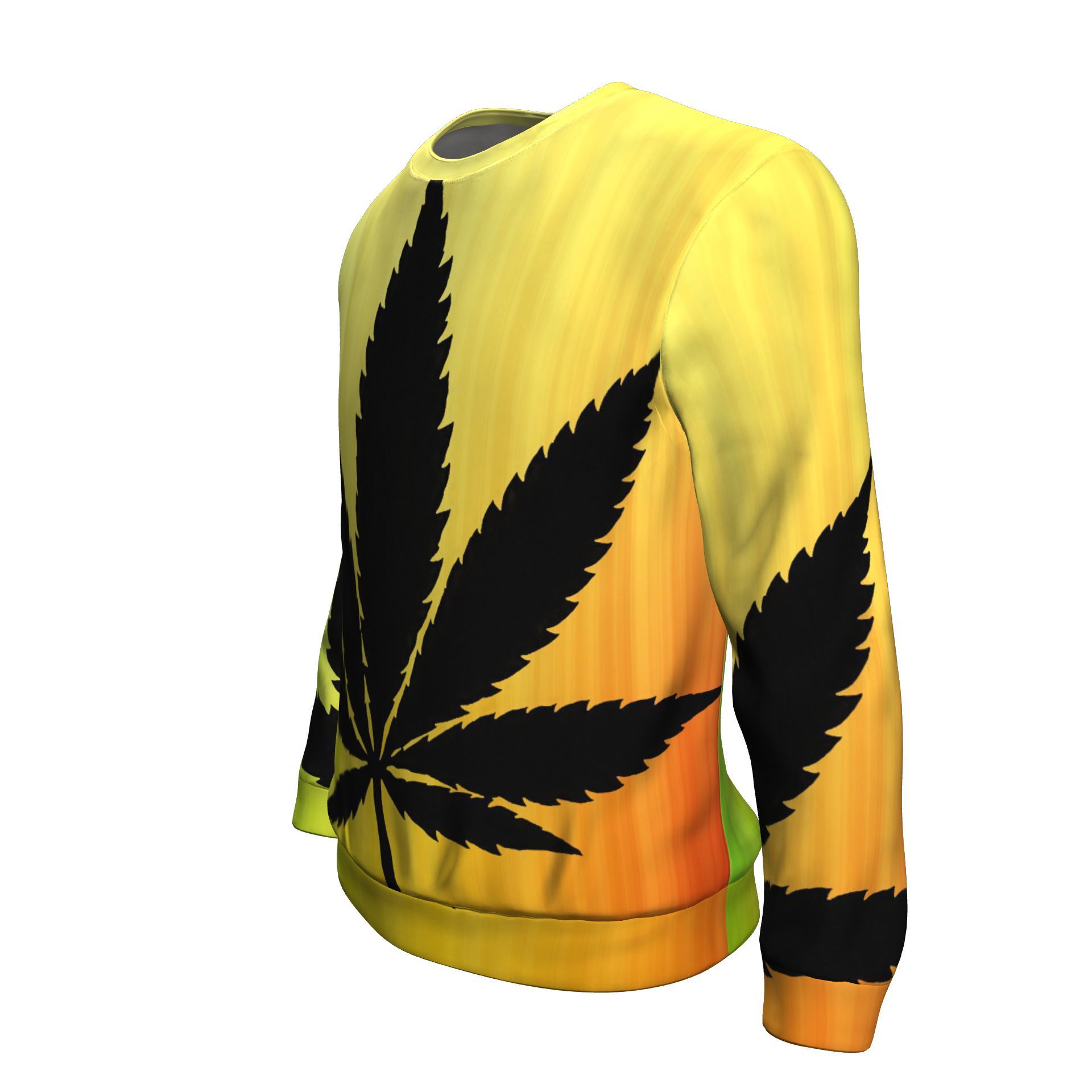 Rasta Unisex Sweater - American Weedster