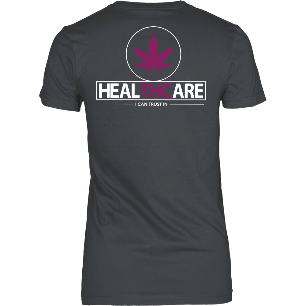 Healthcare Pink - Front &amp; Back - American Weedster
