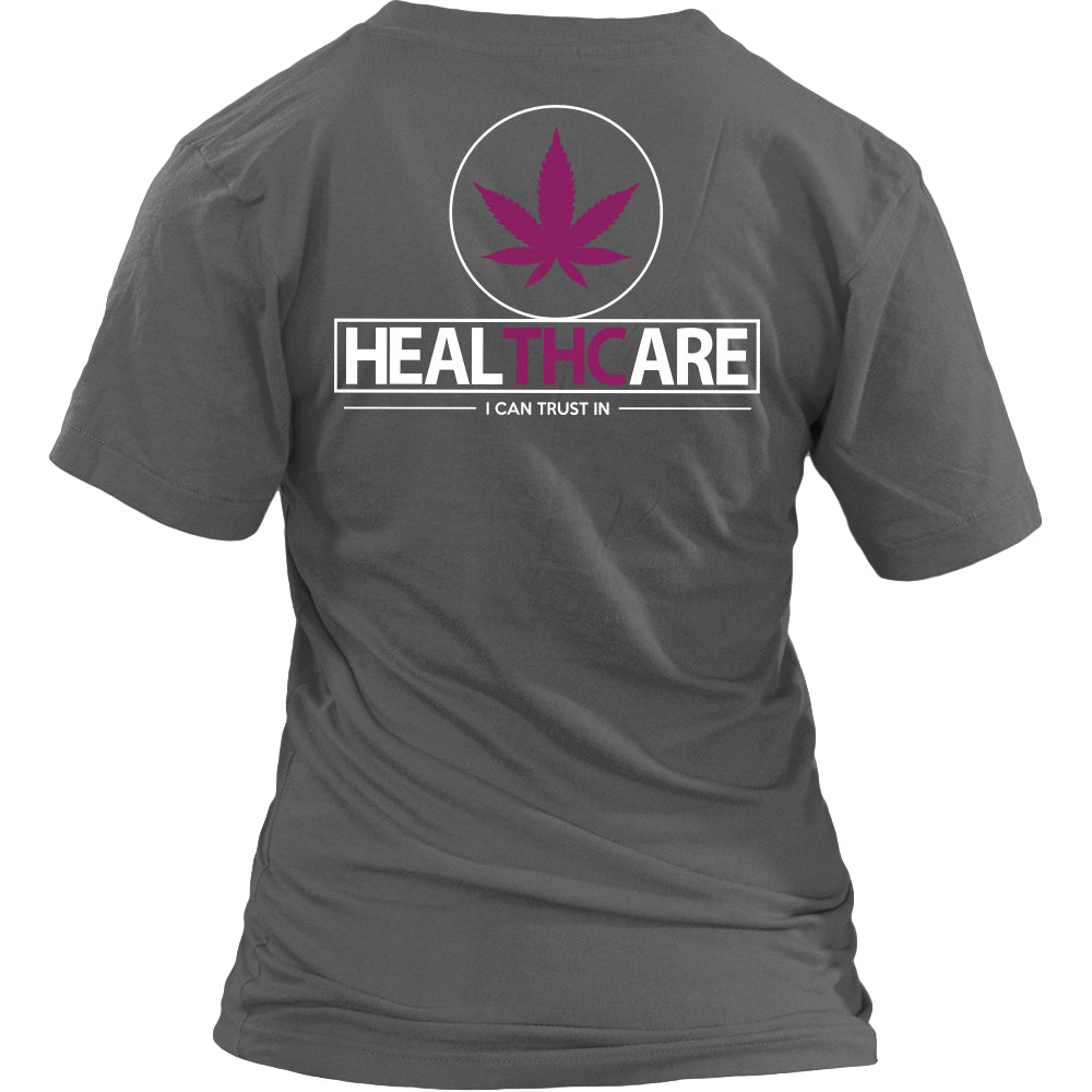 Healthcare Pink - Front &amp; Back - American Weedster