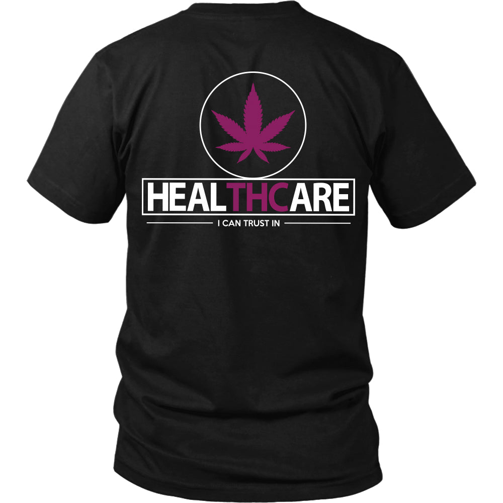 Healthcare Pink - Front & Back - American Weedster