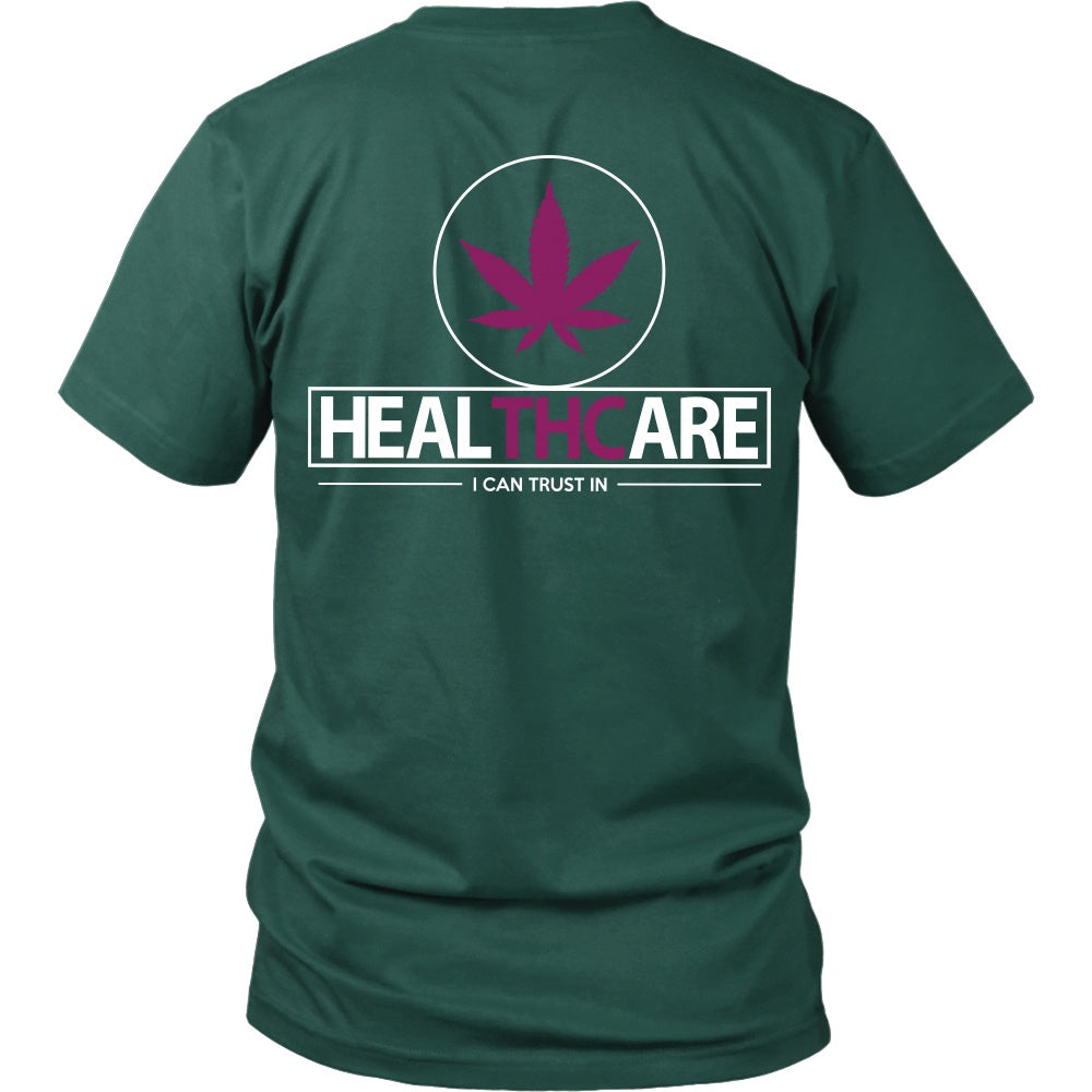 Healthcare Pink - Front &amp; Back - American Weedster