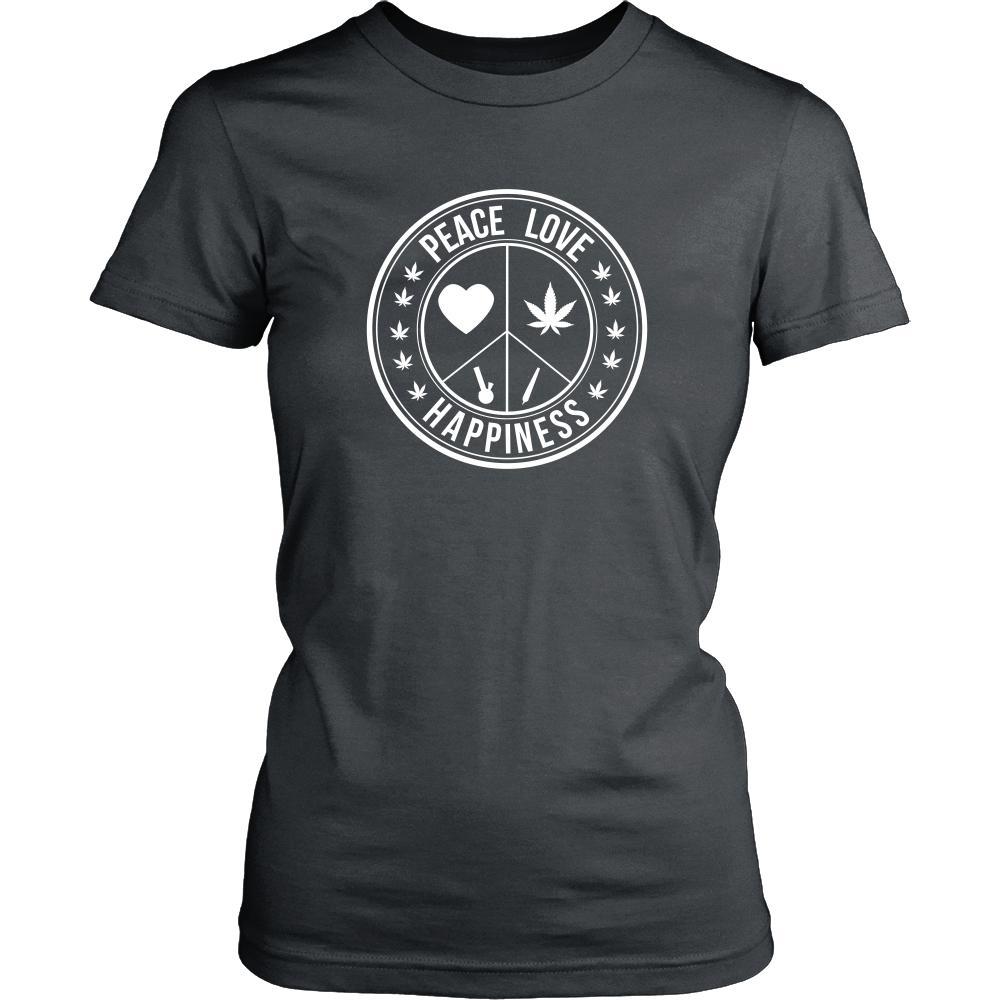 Peace Love Happiness 2 Front - American Weedster