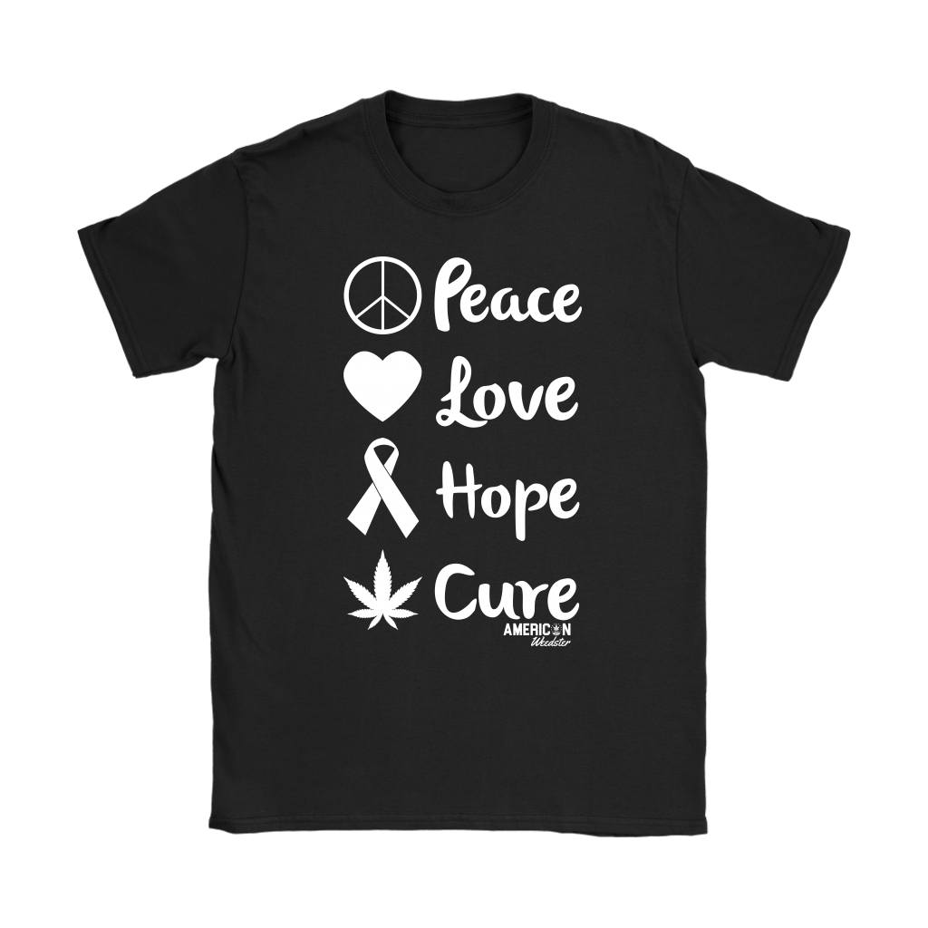Peace Love Hope Cure - American Weedster
