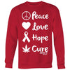 Peace Love Hope Cure - American Weedster