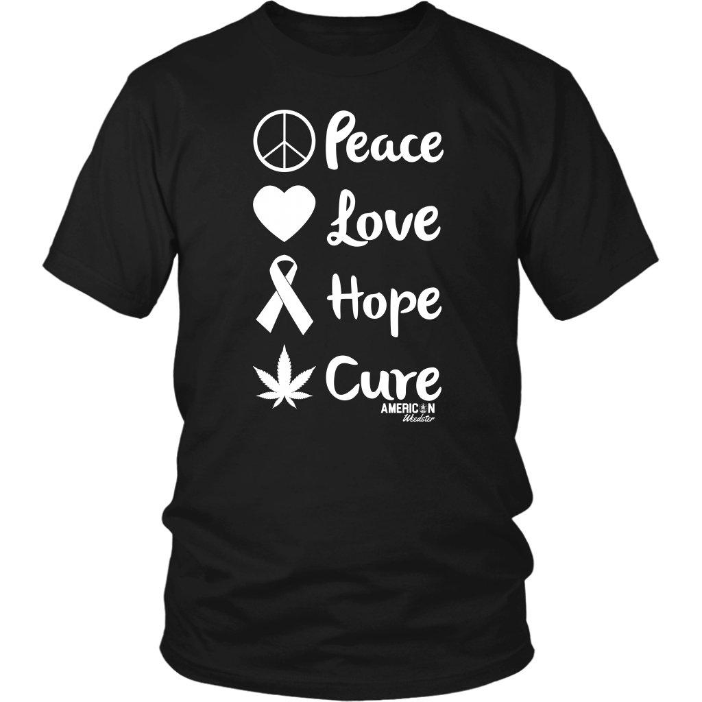 Peace Love Hope Cure - American Weedster