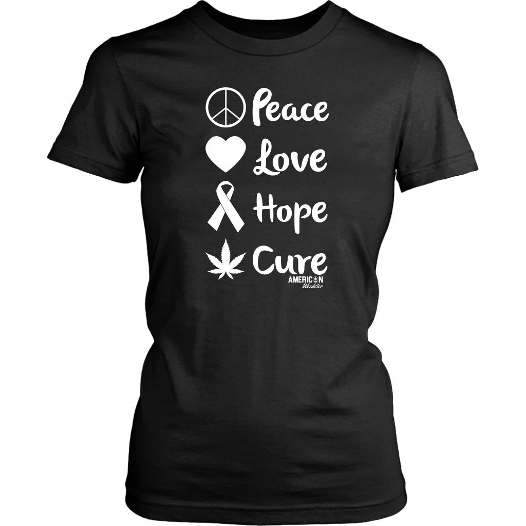 Peace Love Hope Cure - American Weedster