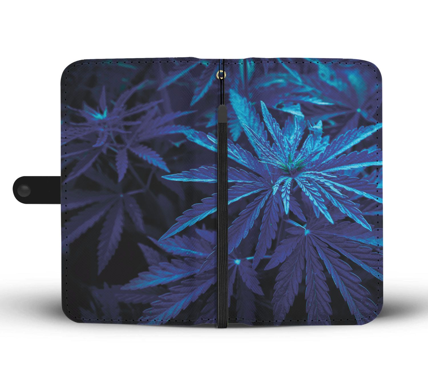 Moonlight Blue Wallet Phone Case - American Weedster